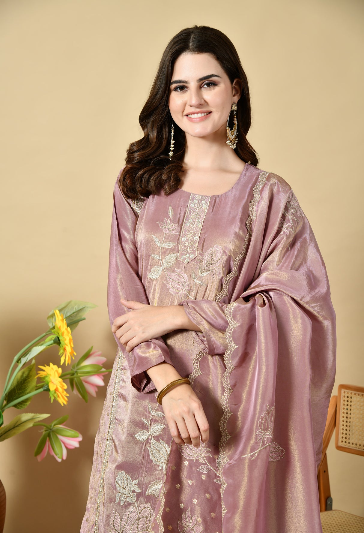 Nakhra Nawabi – Embroidered Luxe Suit Set