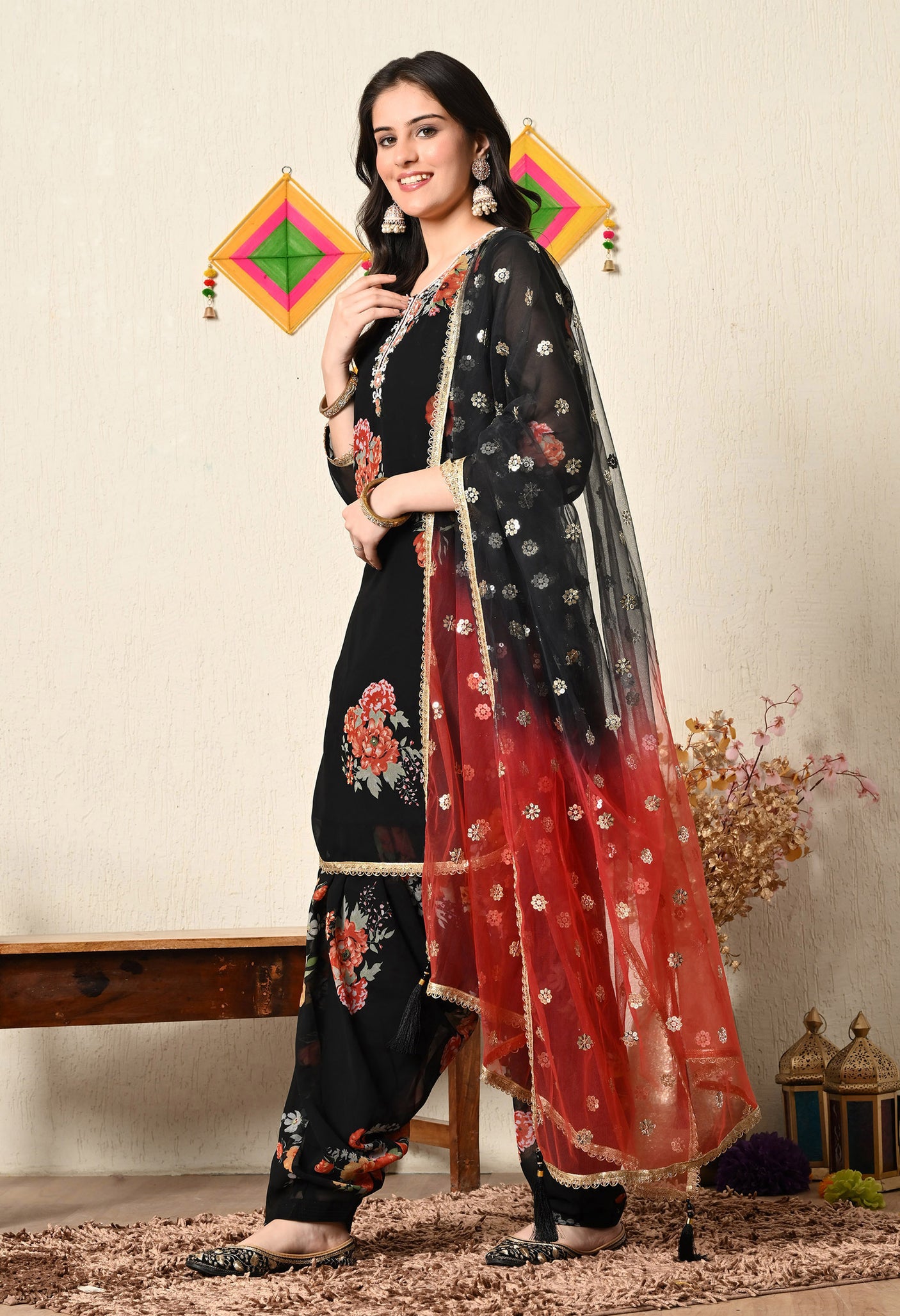 Patola Patiala Suit