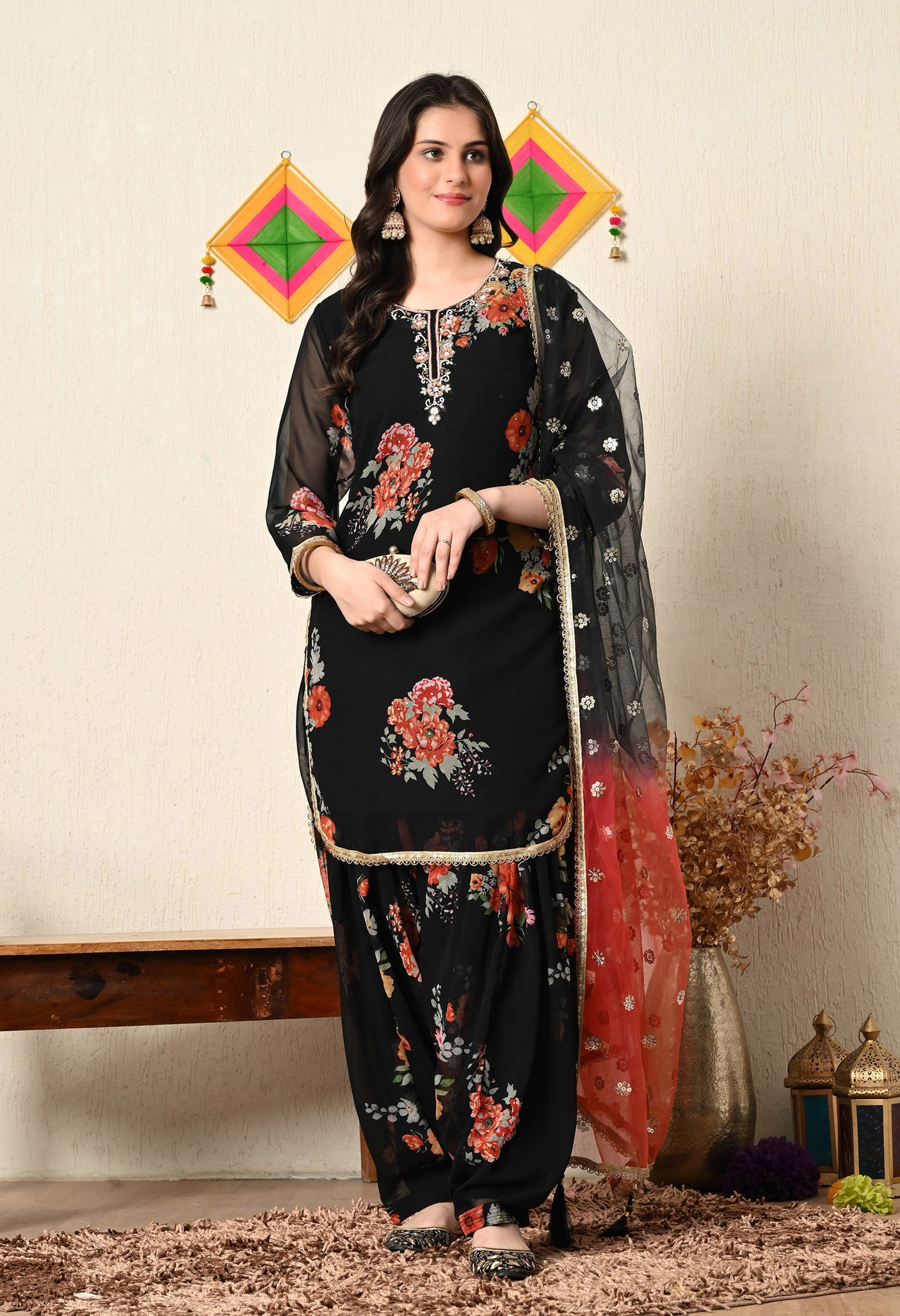 Patola Patiala Suit