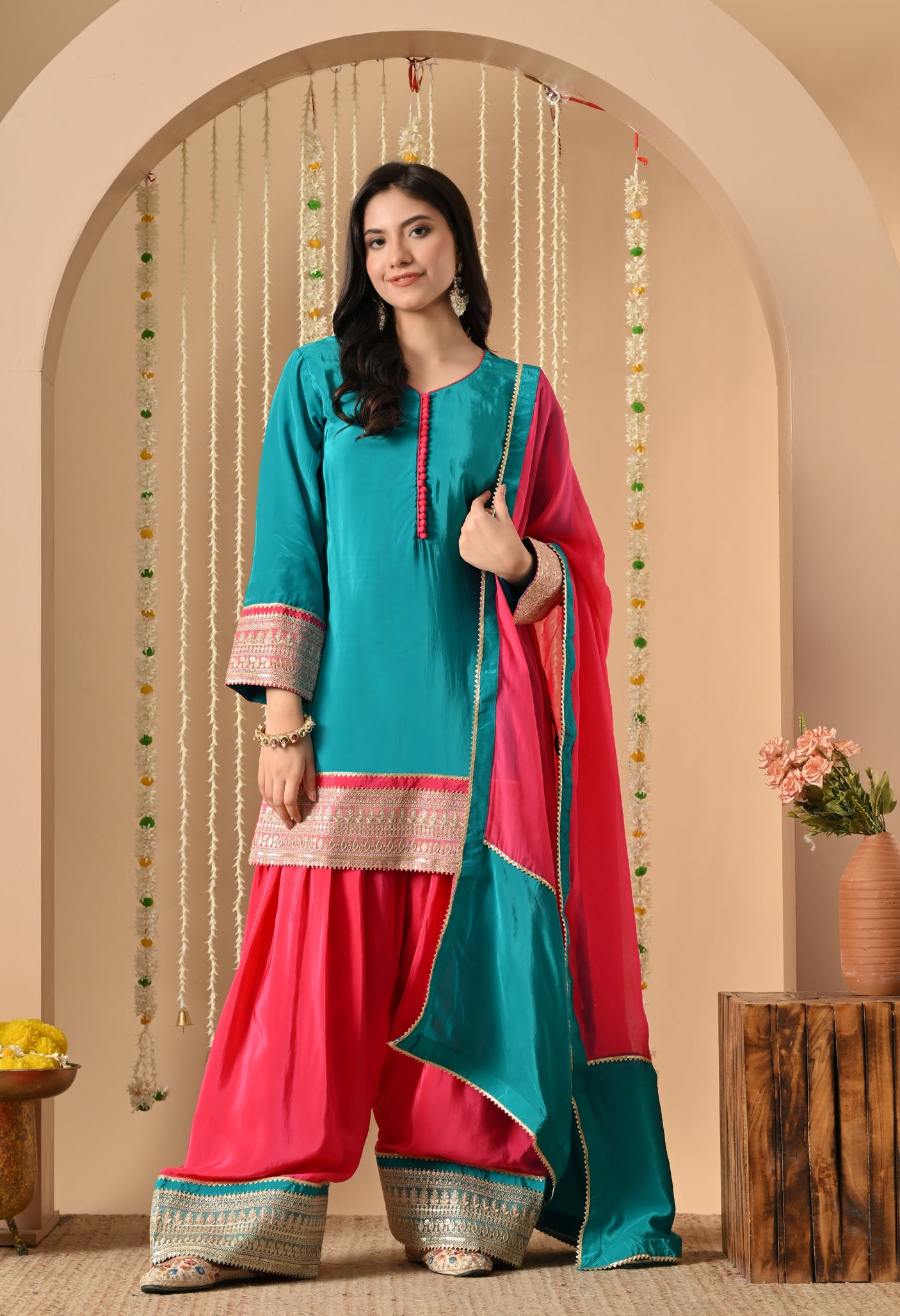 Gulnaar farshi salwar suit set