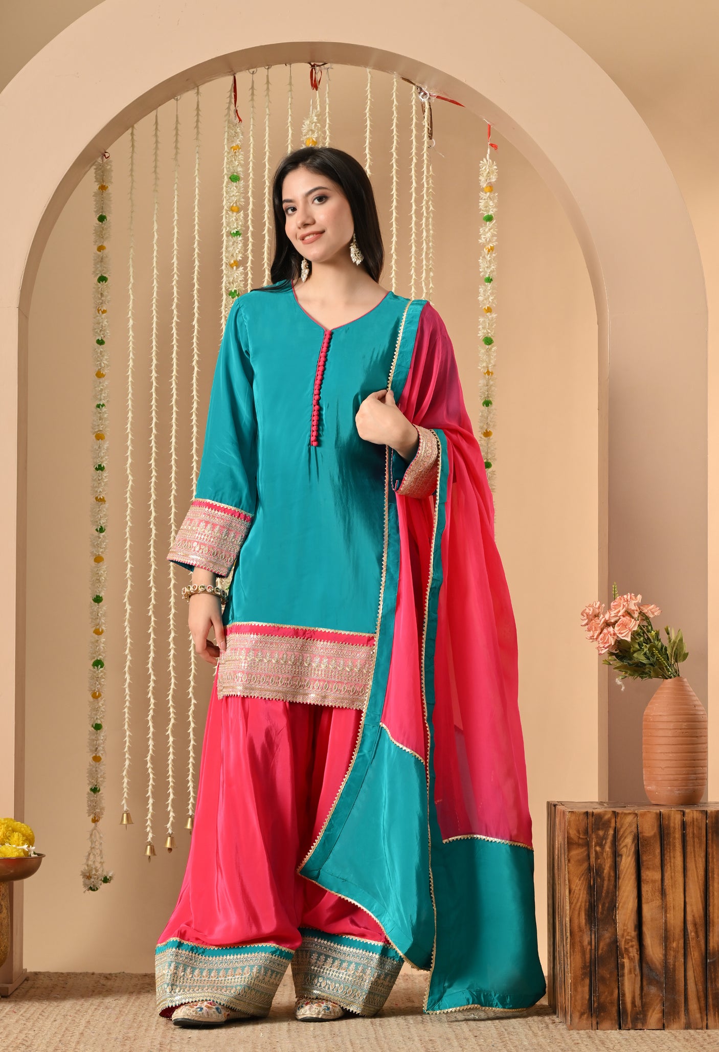 Gulnaar farshi salwar suit set