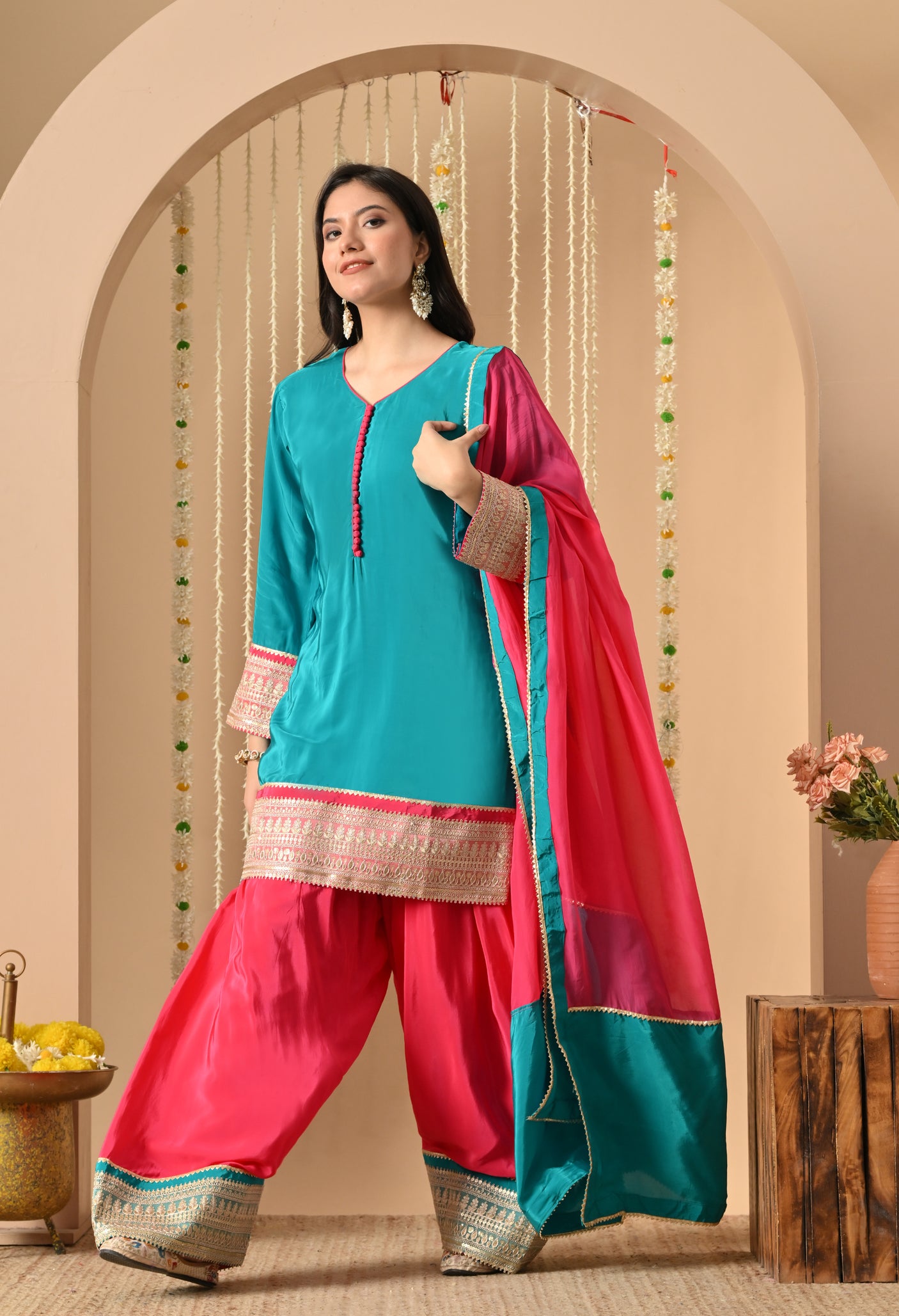 Gulnaar farshi salwar suit set