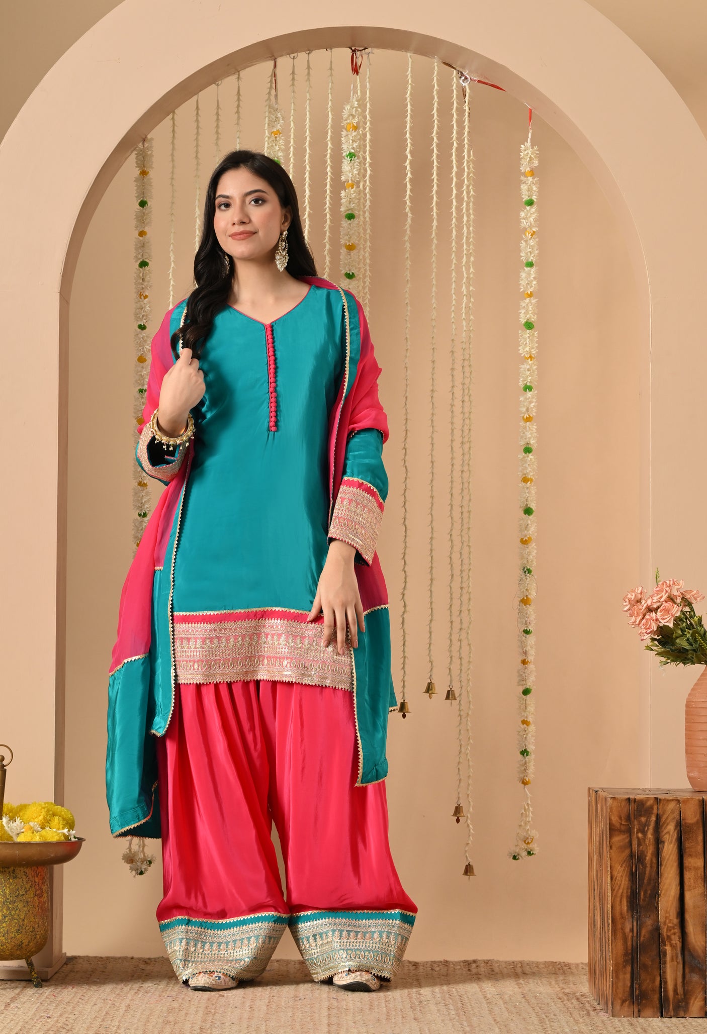 Gulnaar farshi salwar suit set