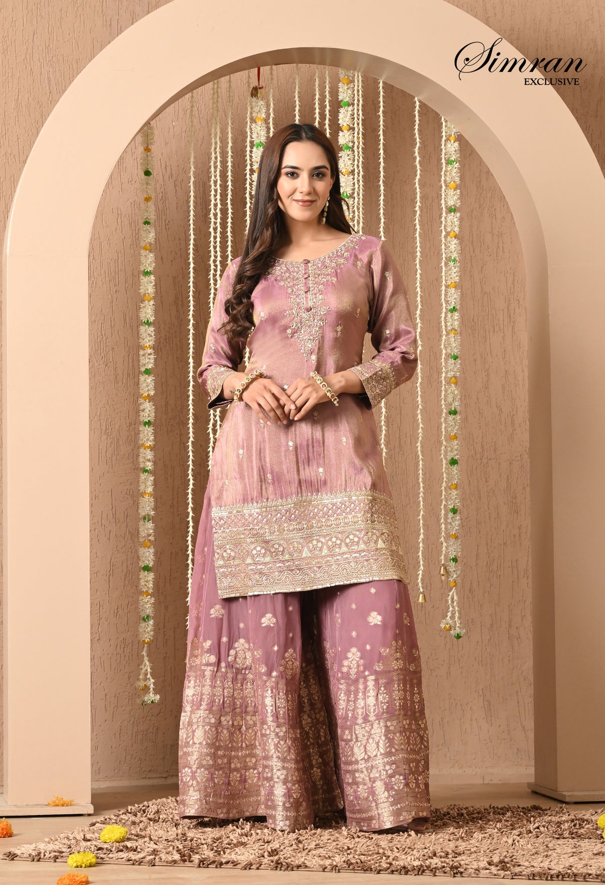 Heer Zari Heavy Work Sharara  Suit