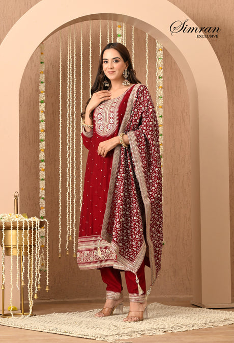 Hand Embroidered Heavy Suit