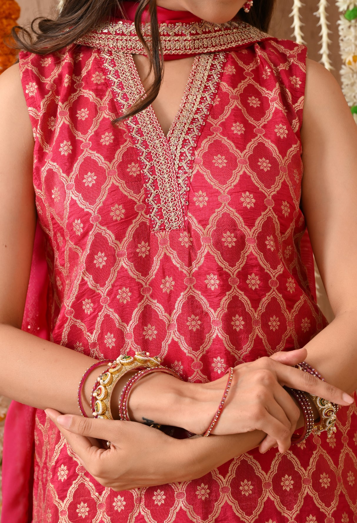 Varanasi Silk Festive Suit
