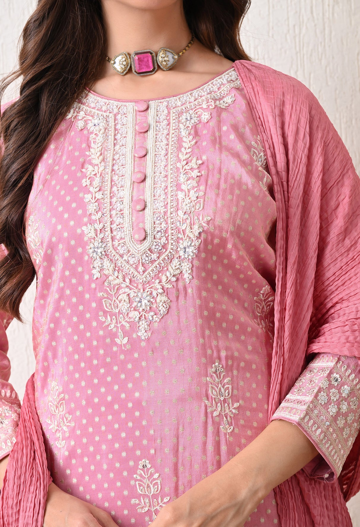Mehak gulaab suit set