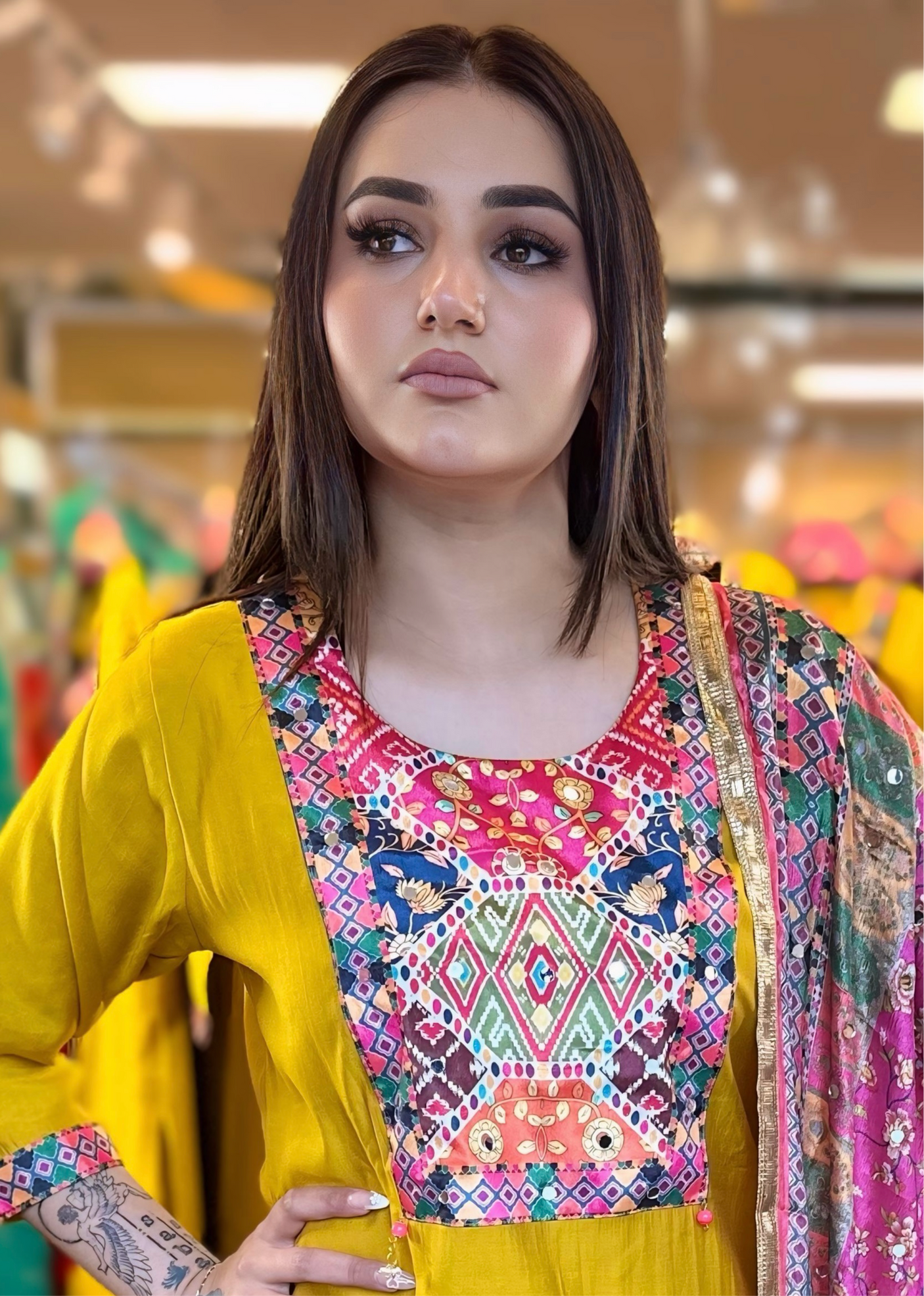 Ajrak suit