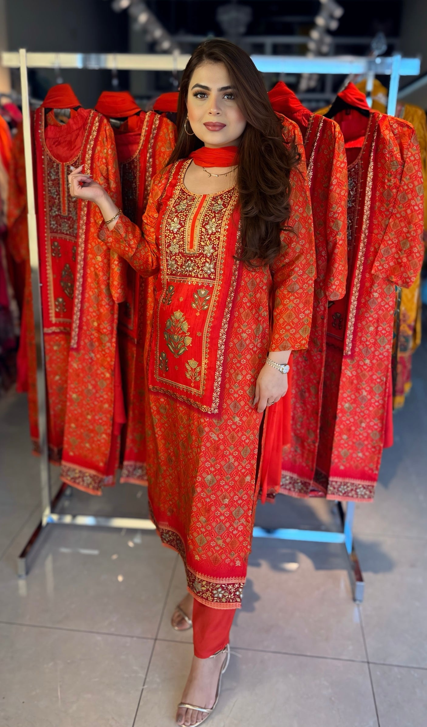 Sindoori suit