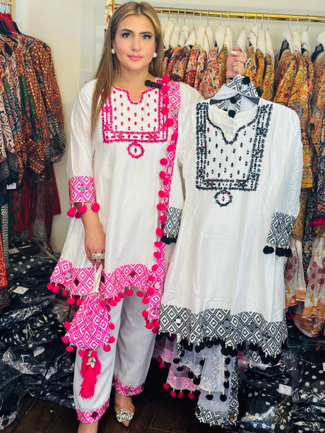 Peplum potli suit