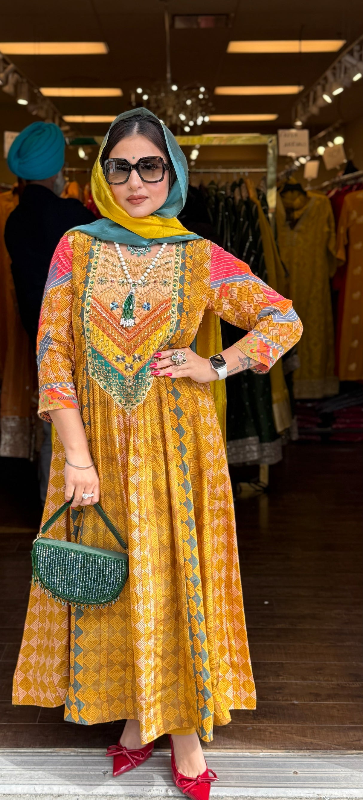 Kit-kat anarkali suit