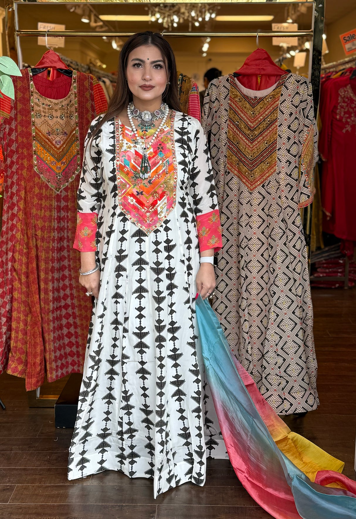 Kit-kat anarkali suit