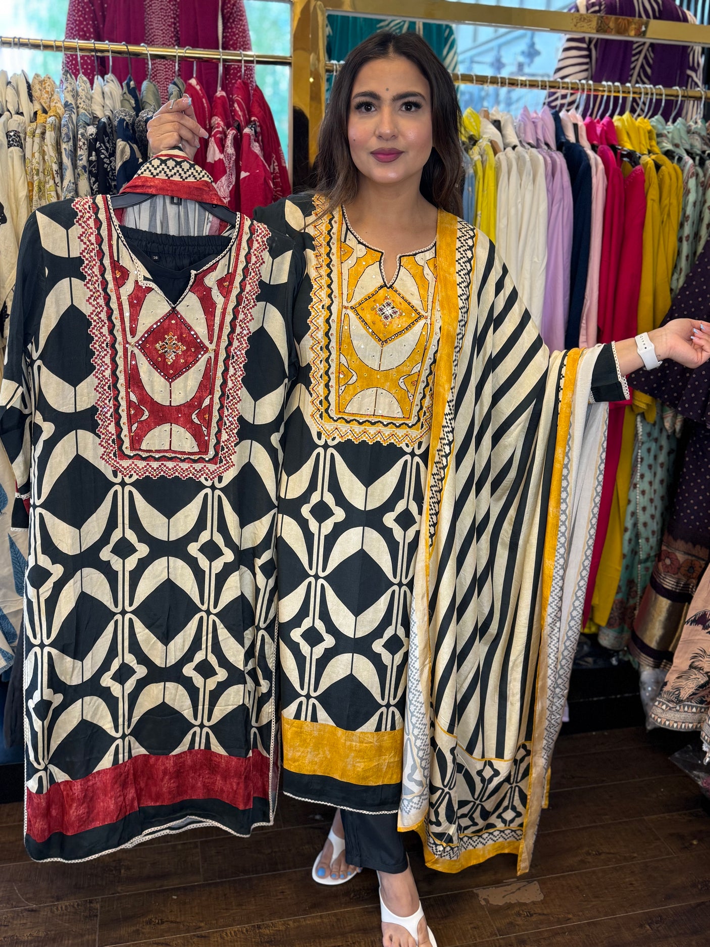 Tribal muse printed kurta set