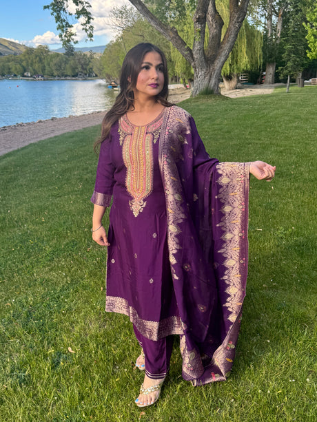 Tyrian Purple suit