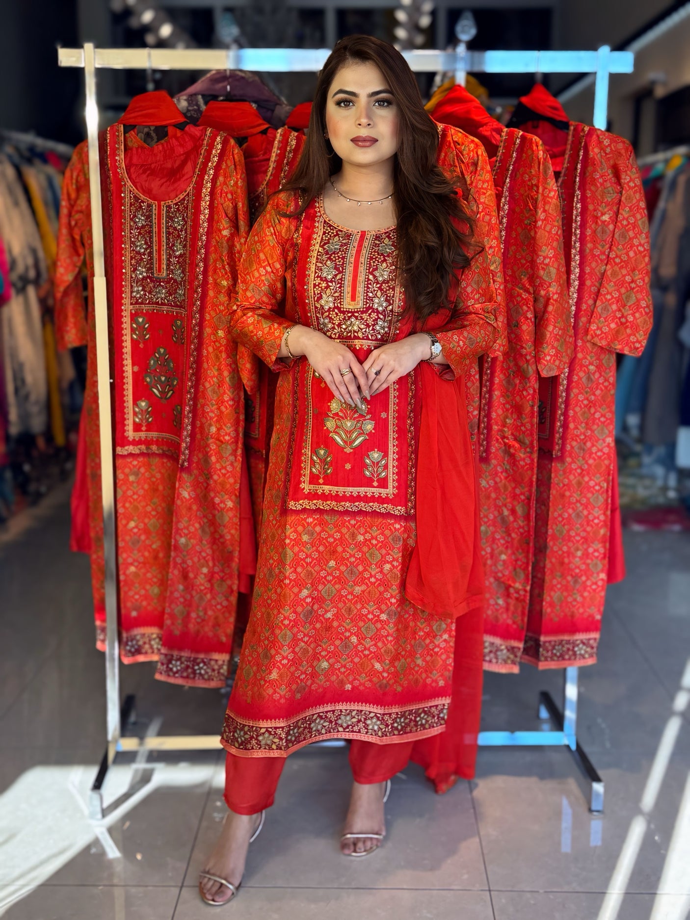 Sindoori suit