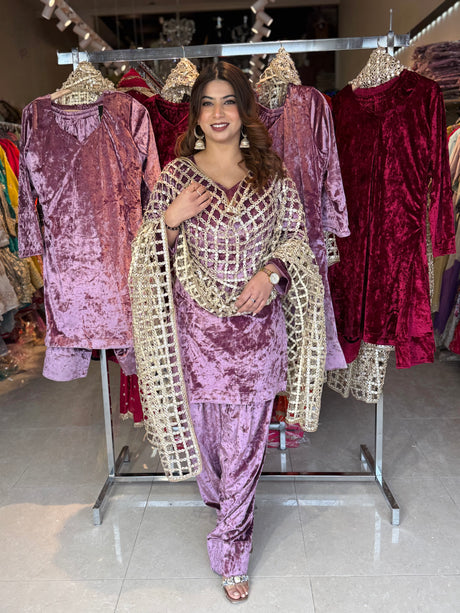 Mumtaz Mahal Jaal Dupatta Suit