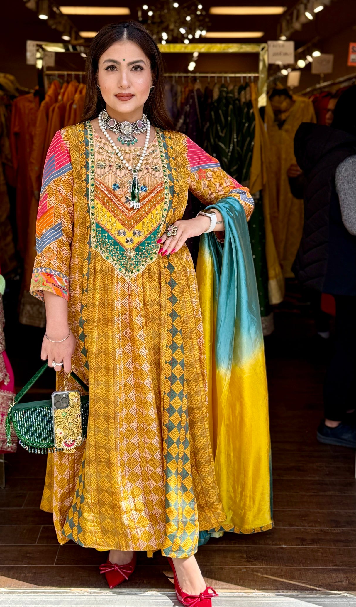 Kit-kat anarkali suit