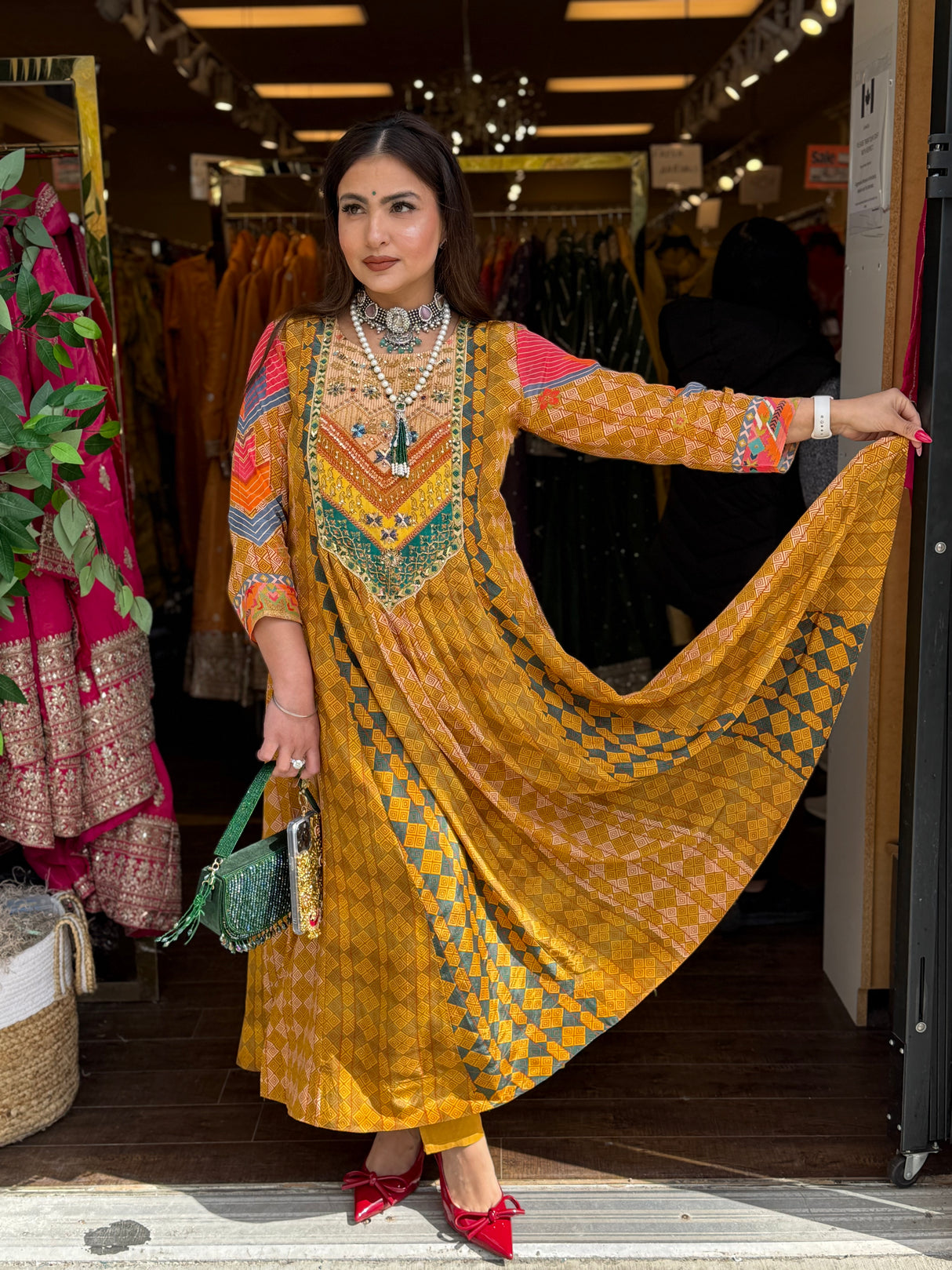 Kit-kat anarkali suit