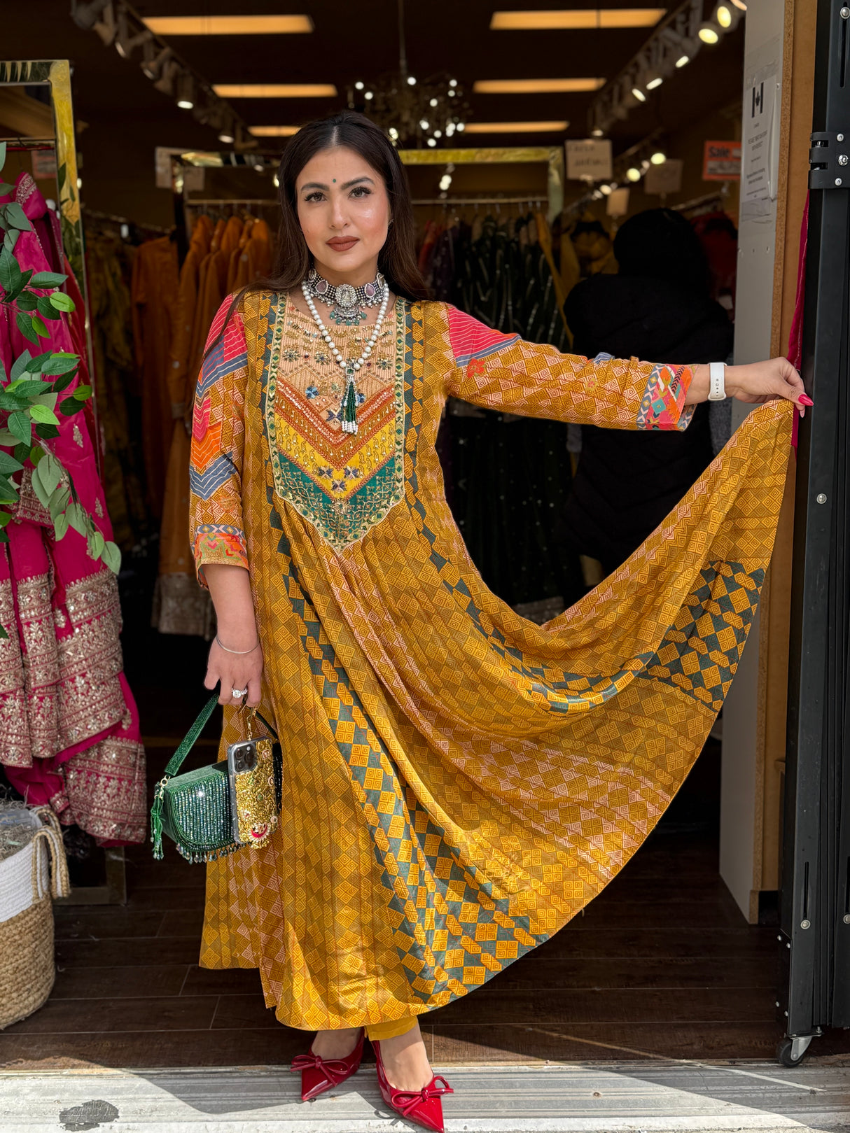 Kit-kat anarkali suit