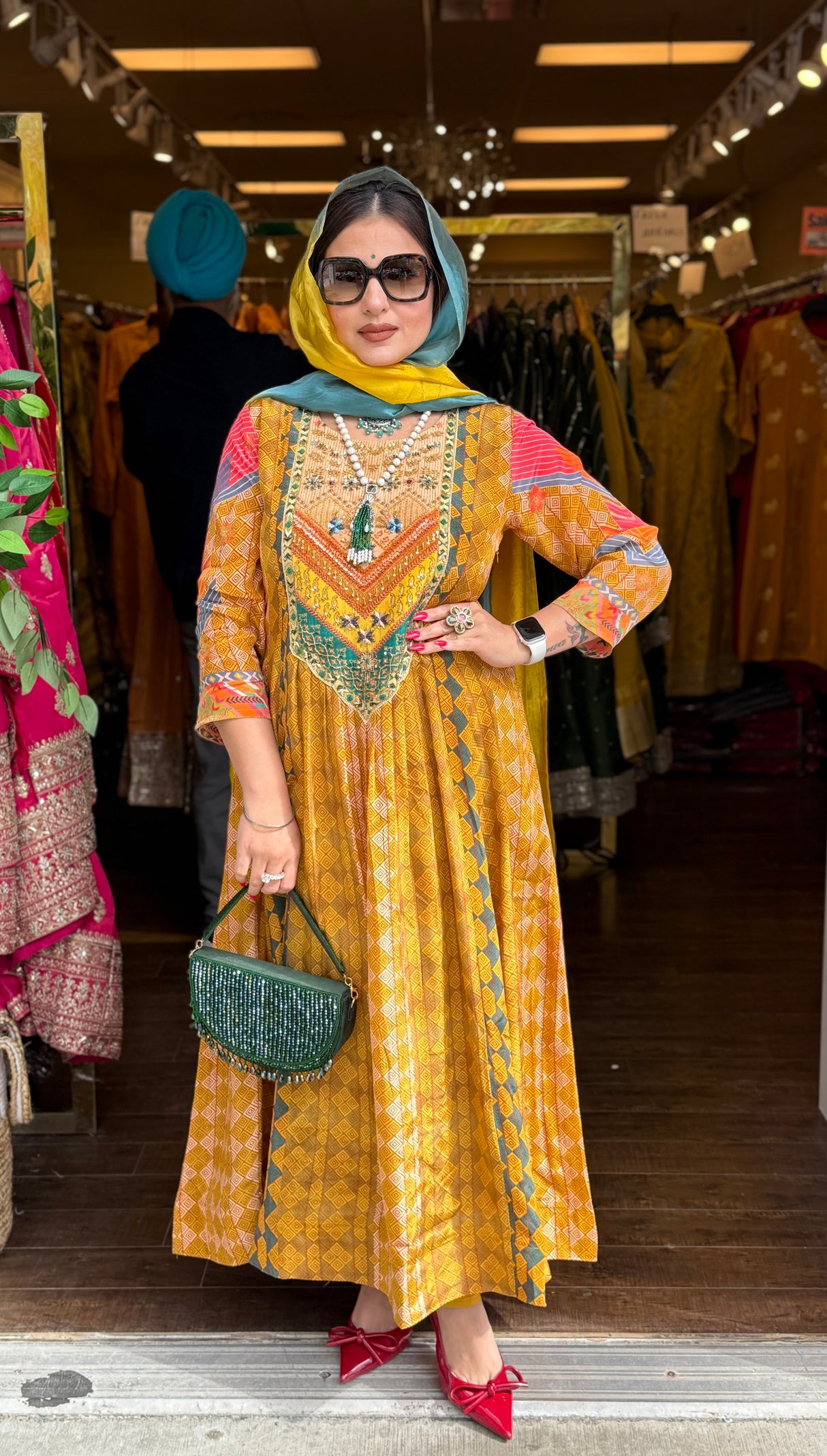 Kit-kat anarkali suit