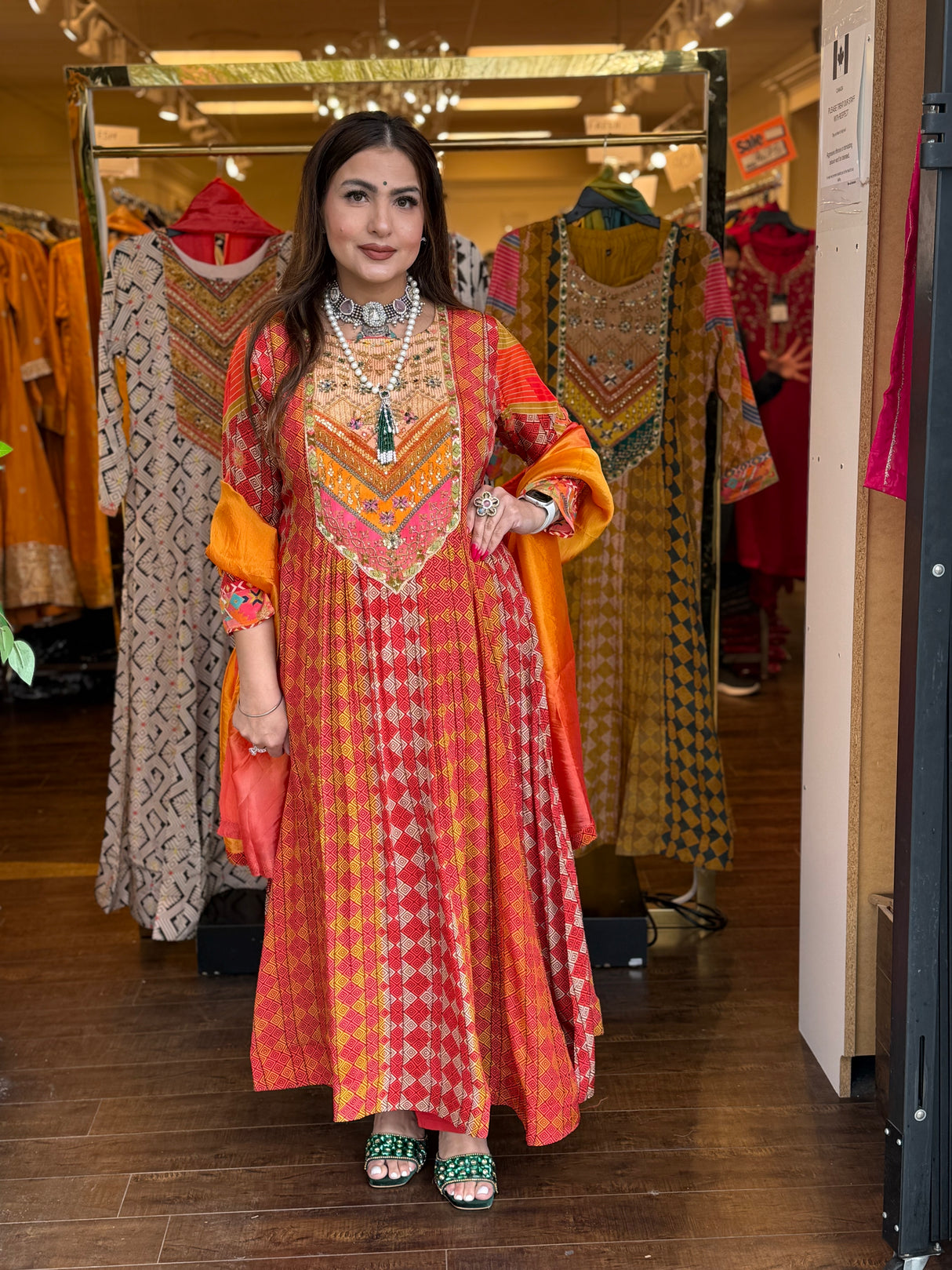 Kit-kat anarkali suit