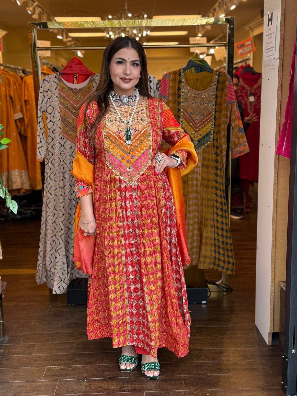 Kit-kat anarkali suit