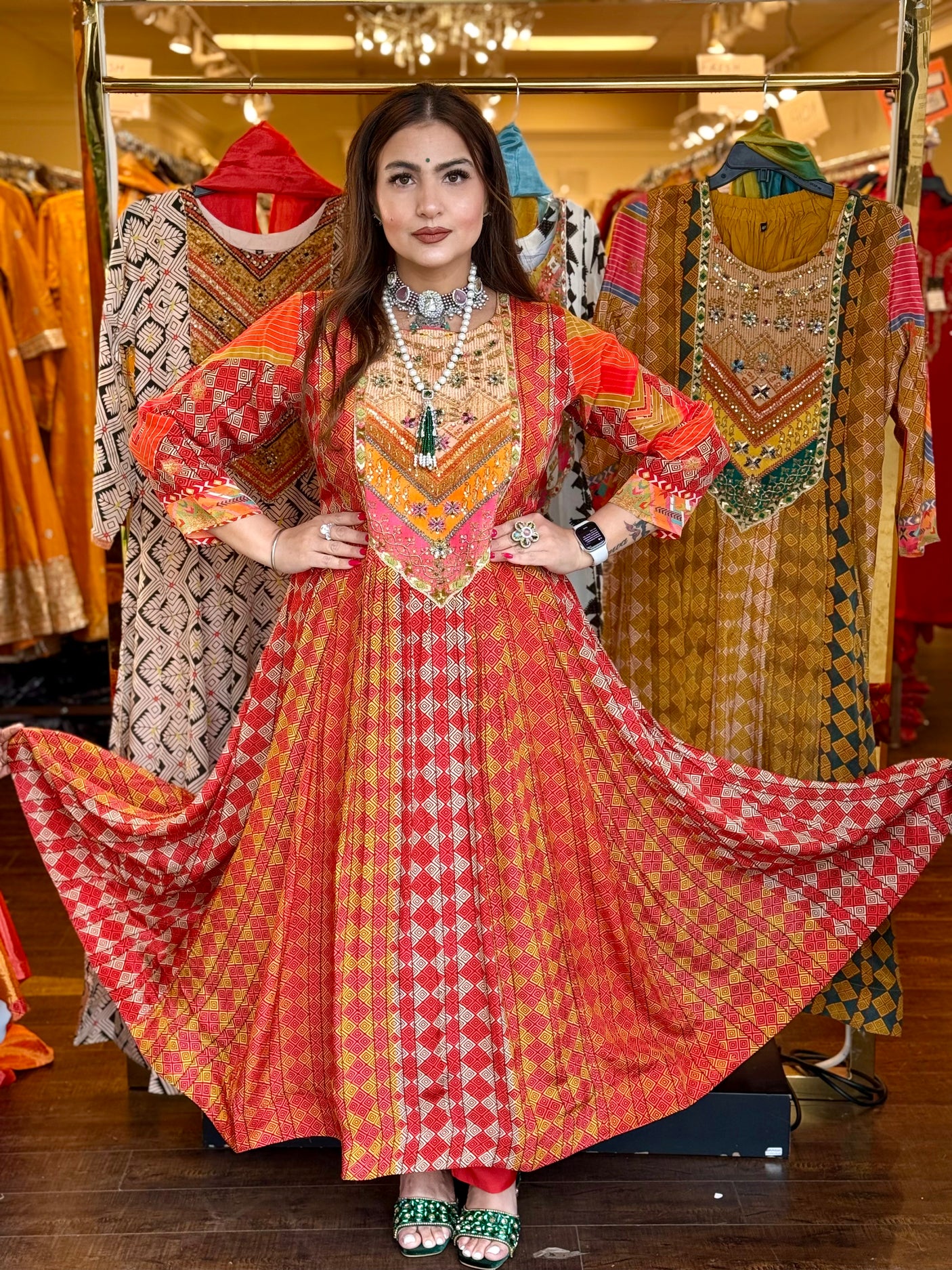 Kit-kat anarkali suit