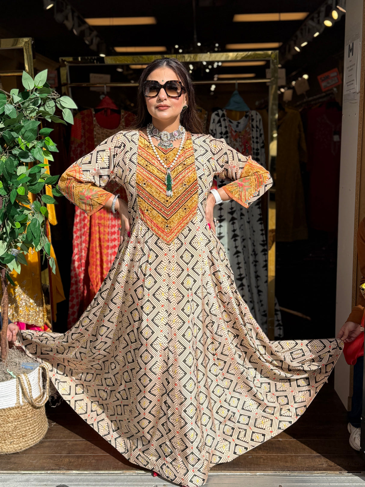 kitkat Anarkali suit