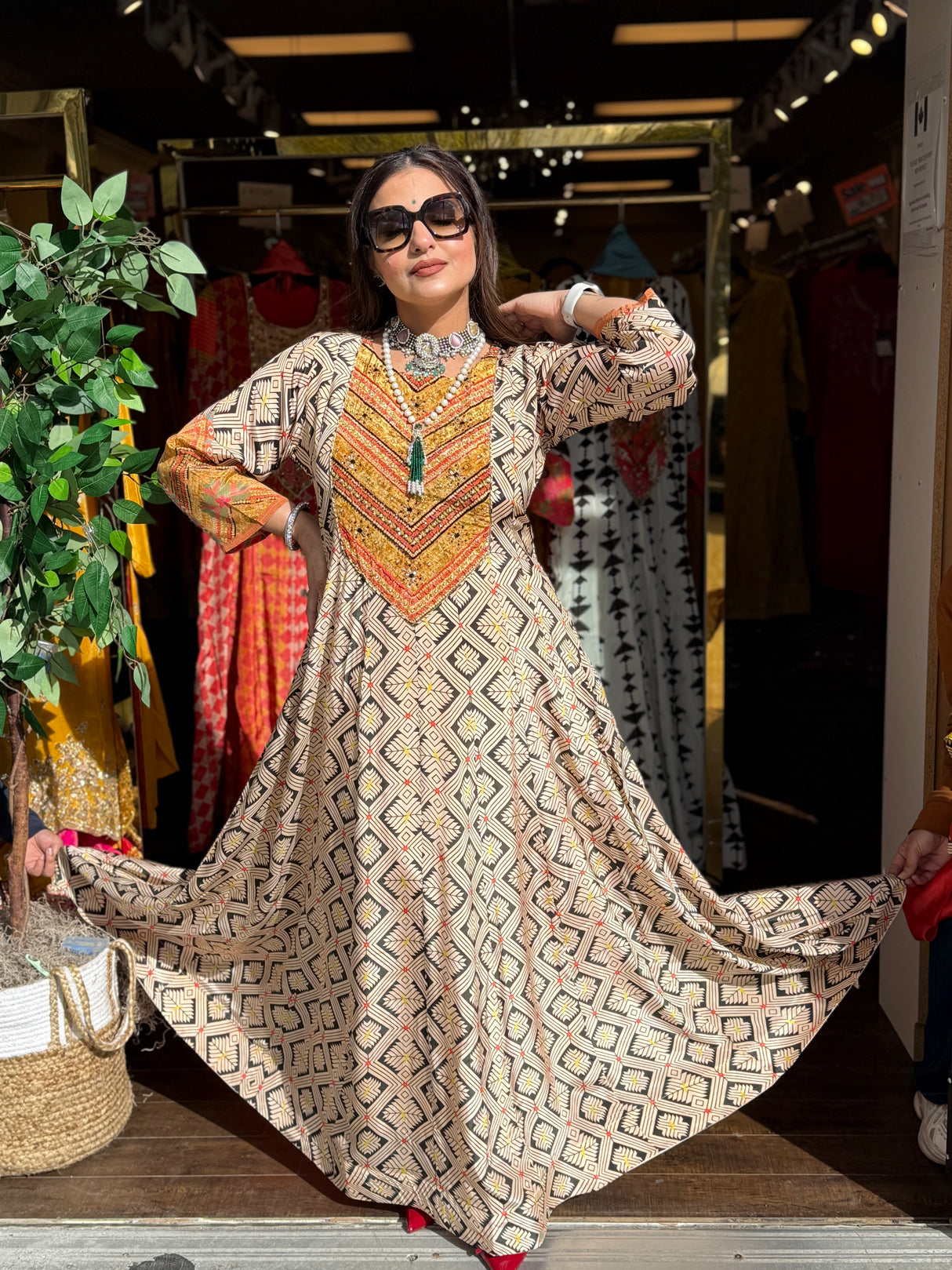 kitkat Anarkali suit