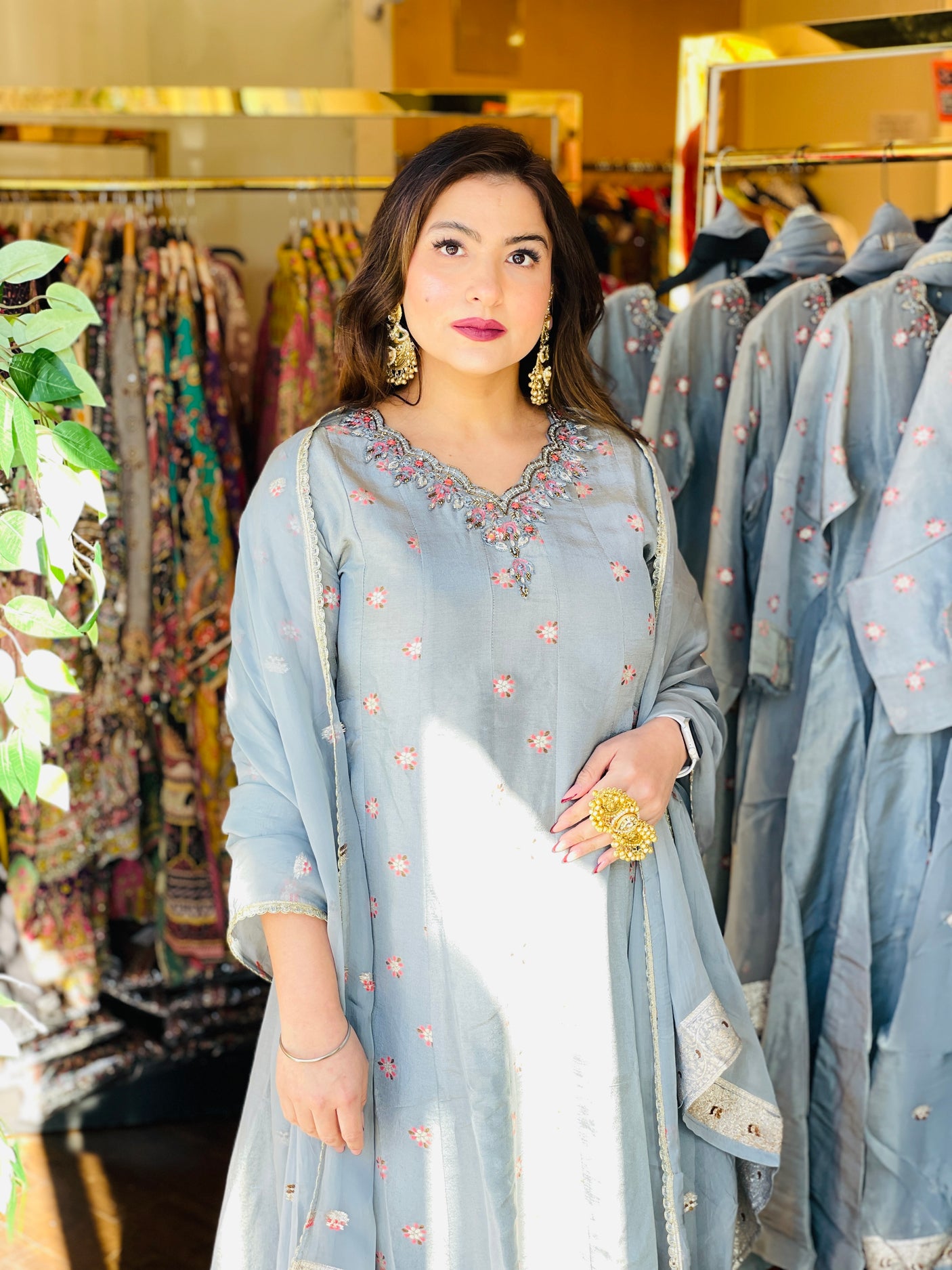 Palki frock Suit