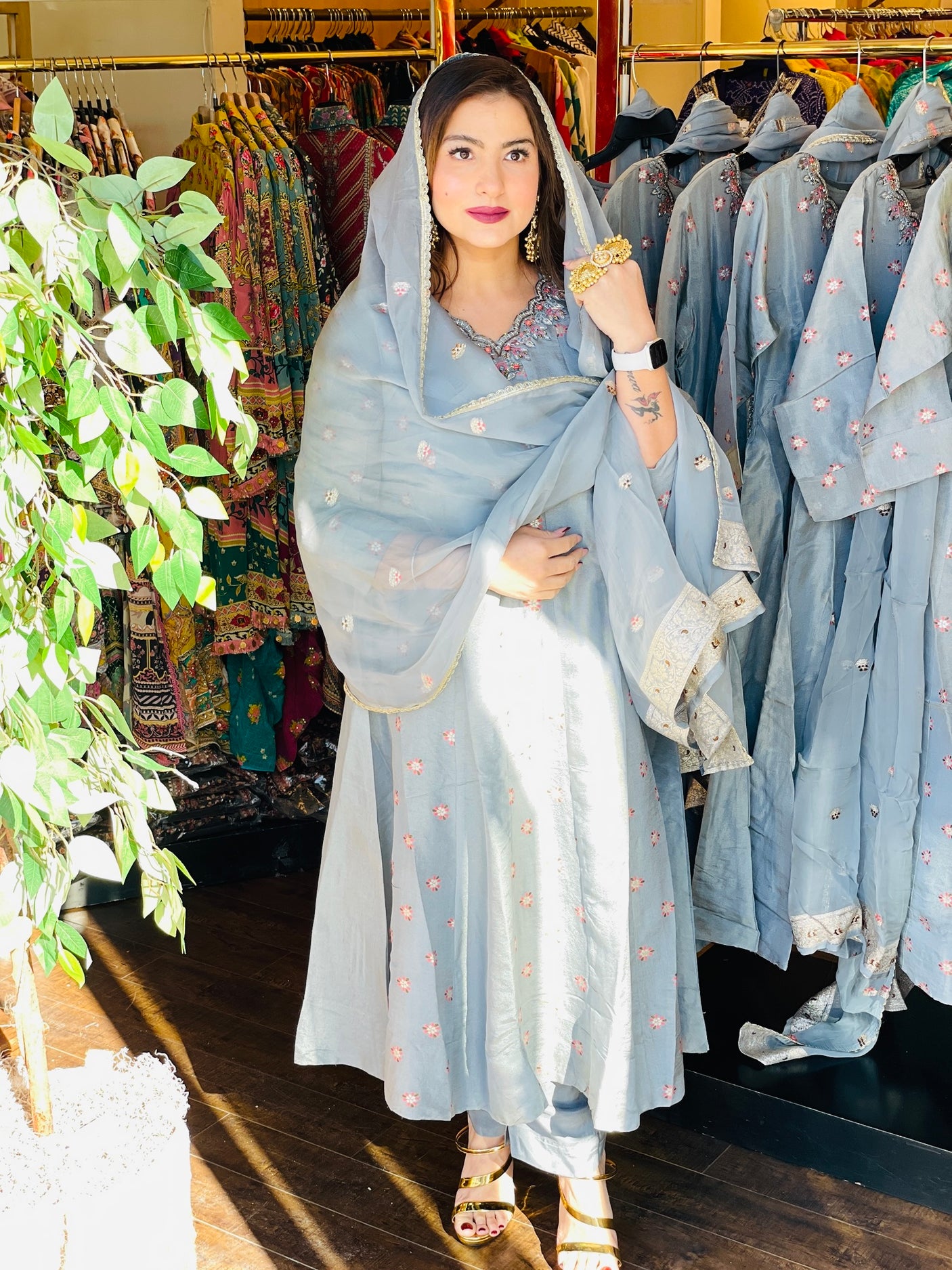 Palki frock Suit