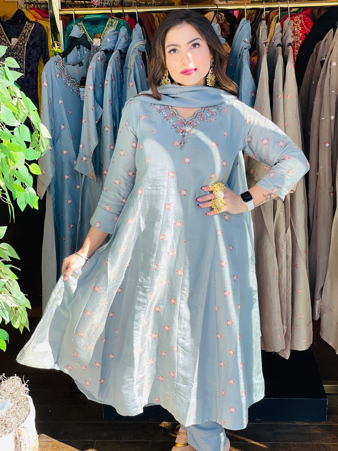 Palki frock Suit