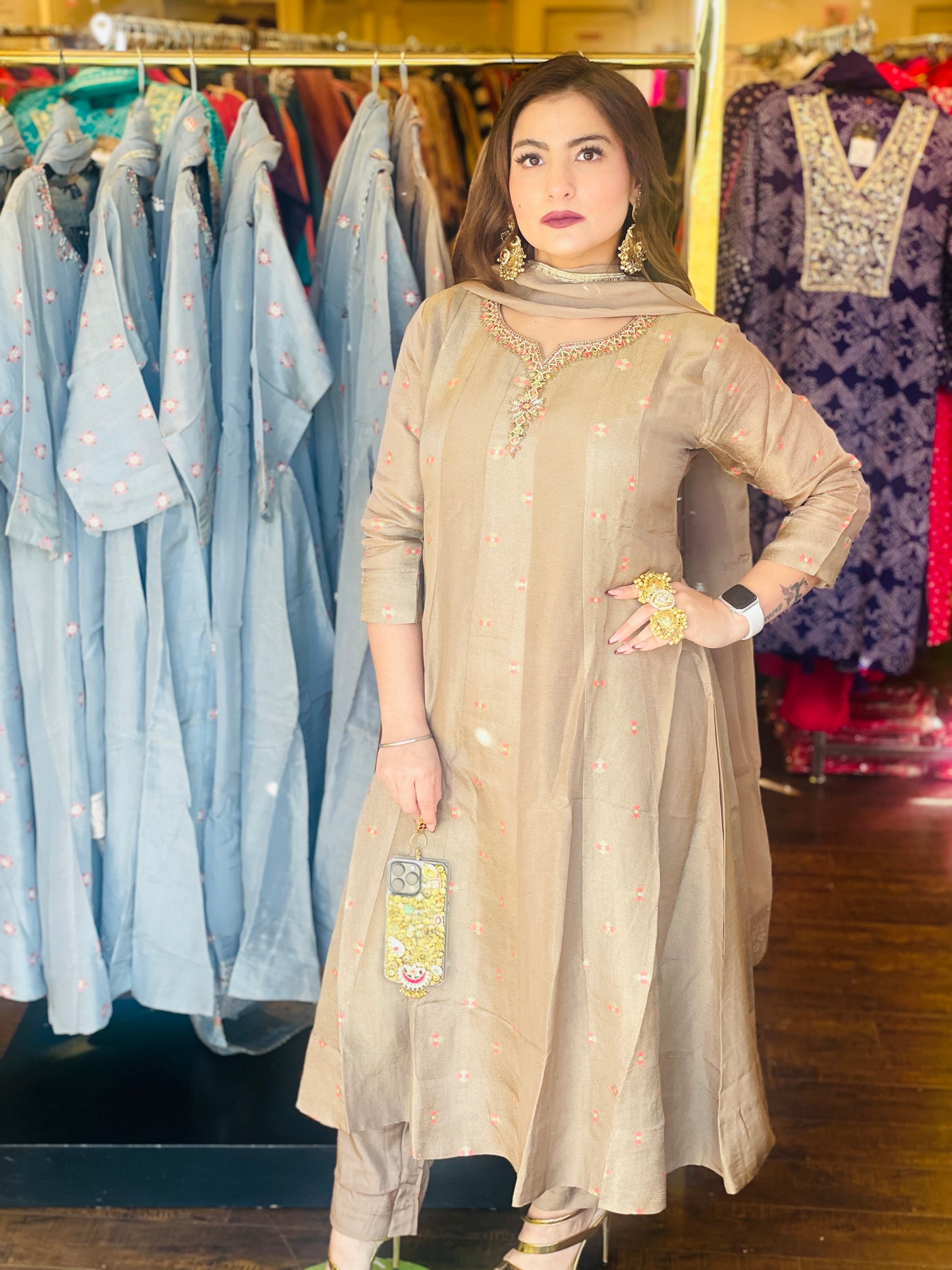 Palki frock Suit