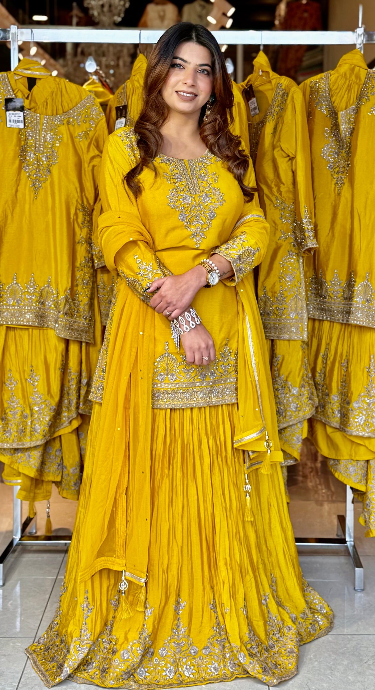 YELLOW LEHNGA