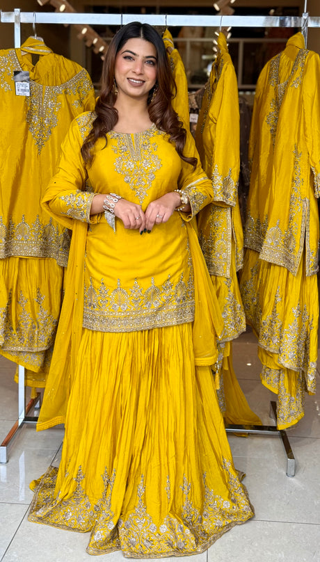YELLOW LEHNGA