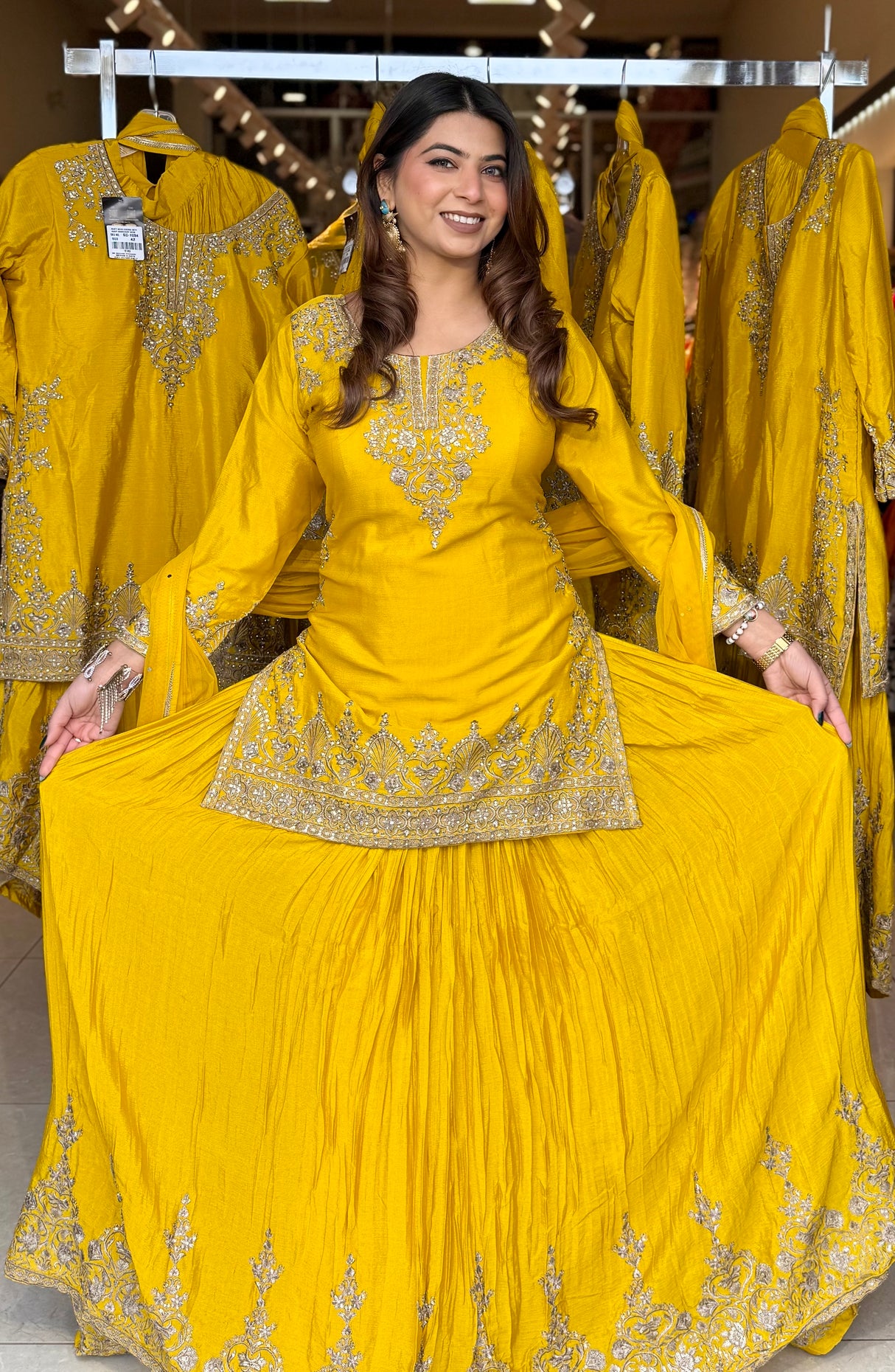 YELLOW LEHNGA