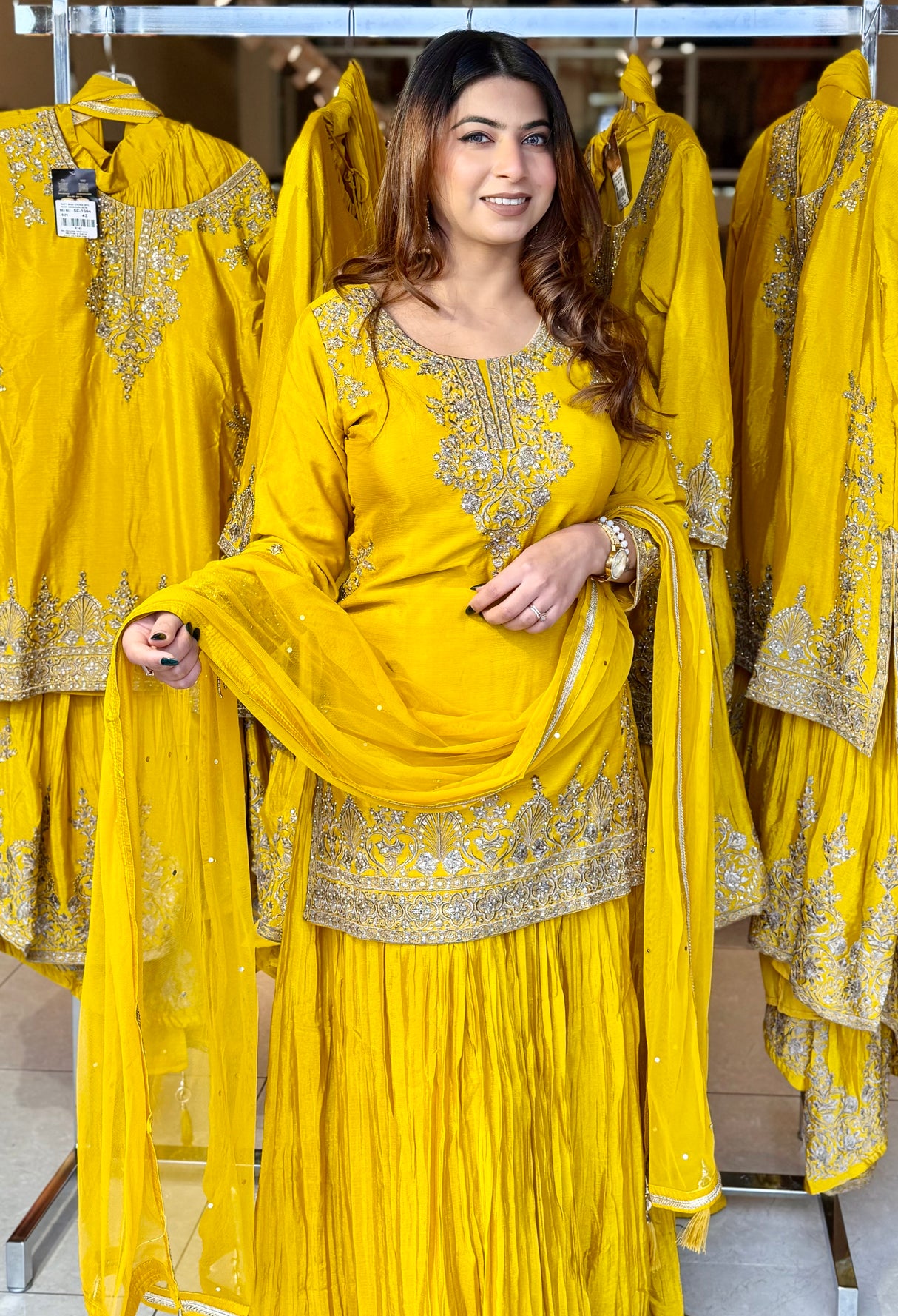 YELLOW LEHNGA