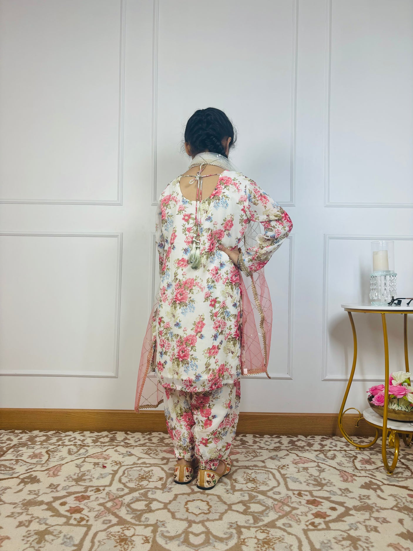 “Blush Bloom Patiala Suit Set