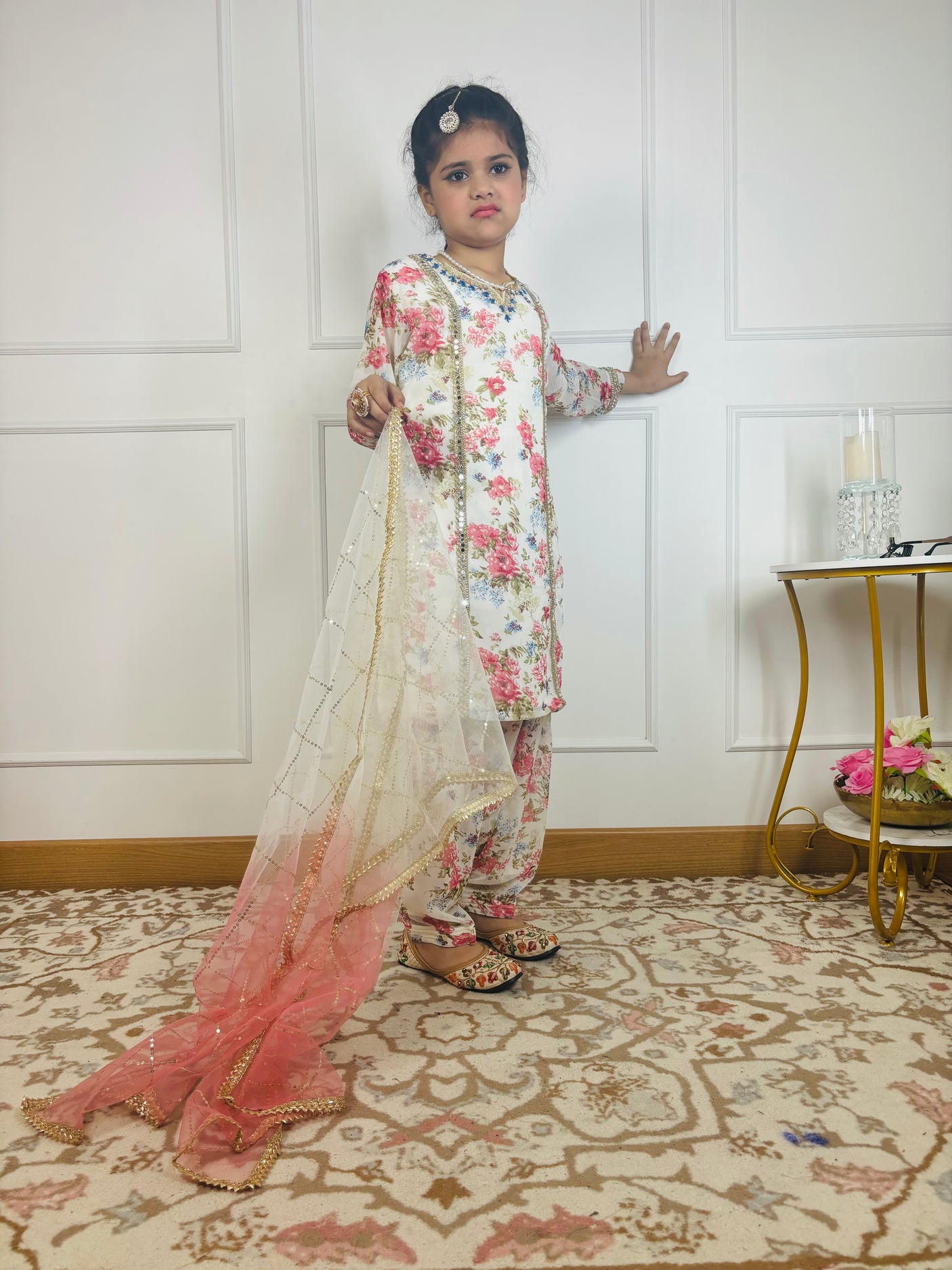 “Blush Bloom Patiala Suit Set