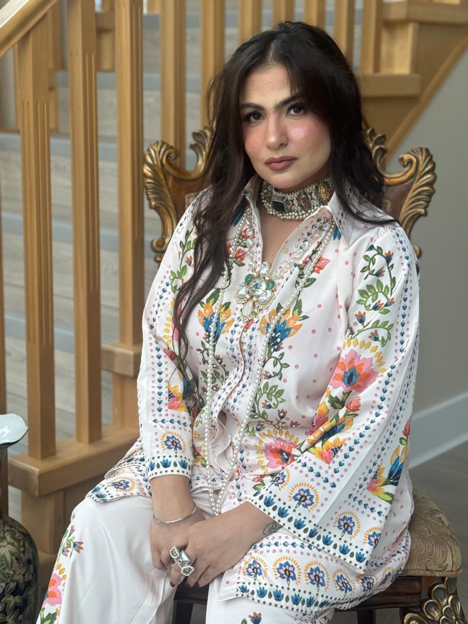 Floral Co-ord Set .