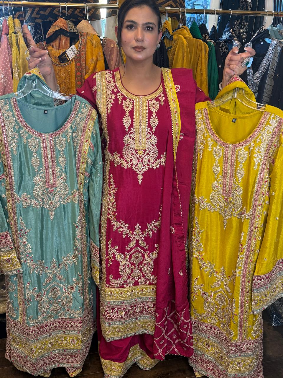 Sona Sitara Embroidered suit set